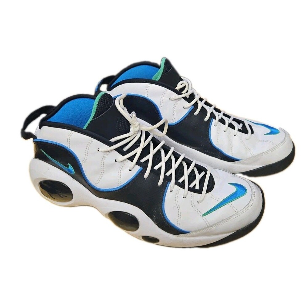 Nike Air Zoom Flight 95 Mens 13 Mid Top White Blue Black Green